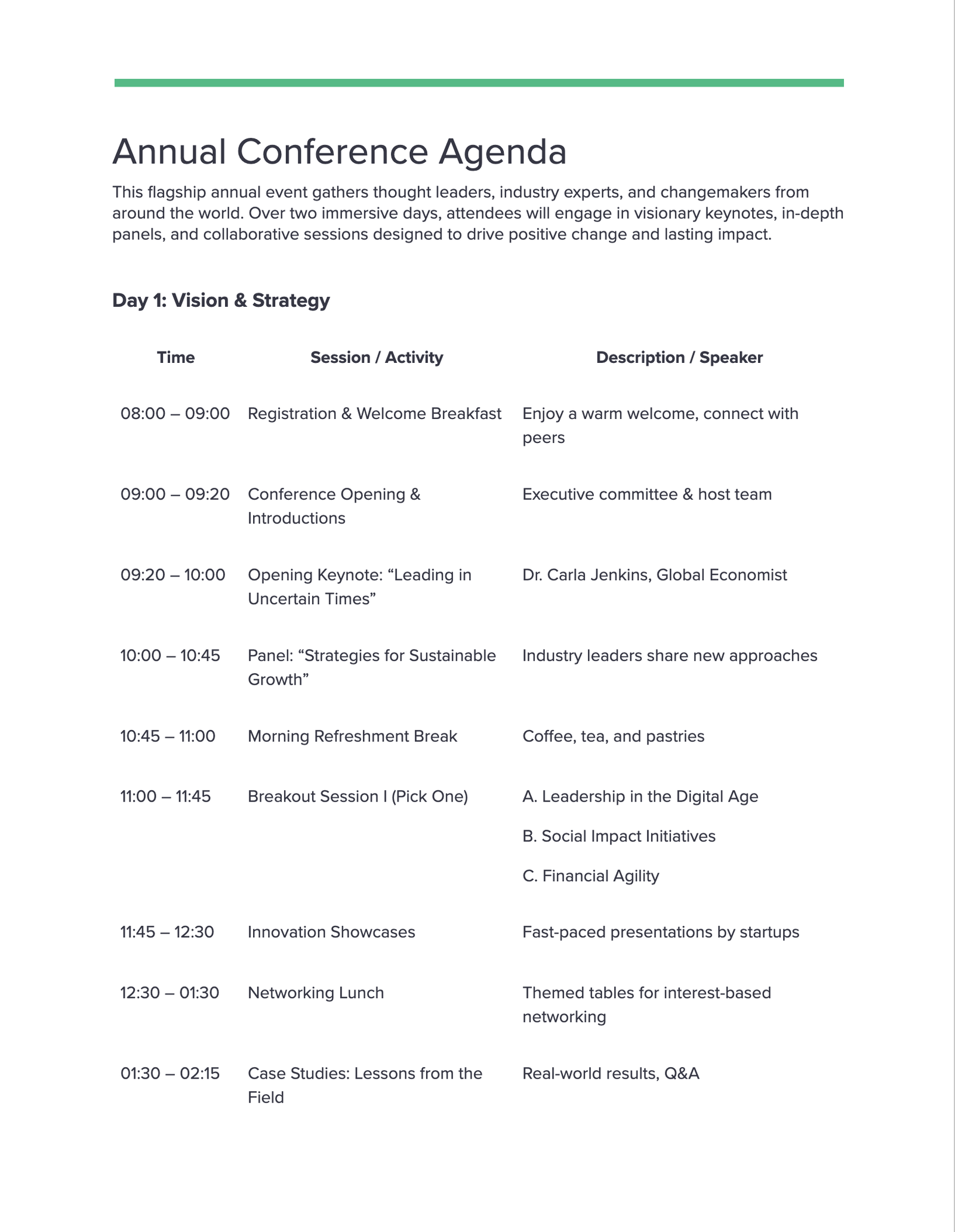 Conference Agenda