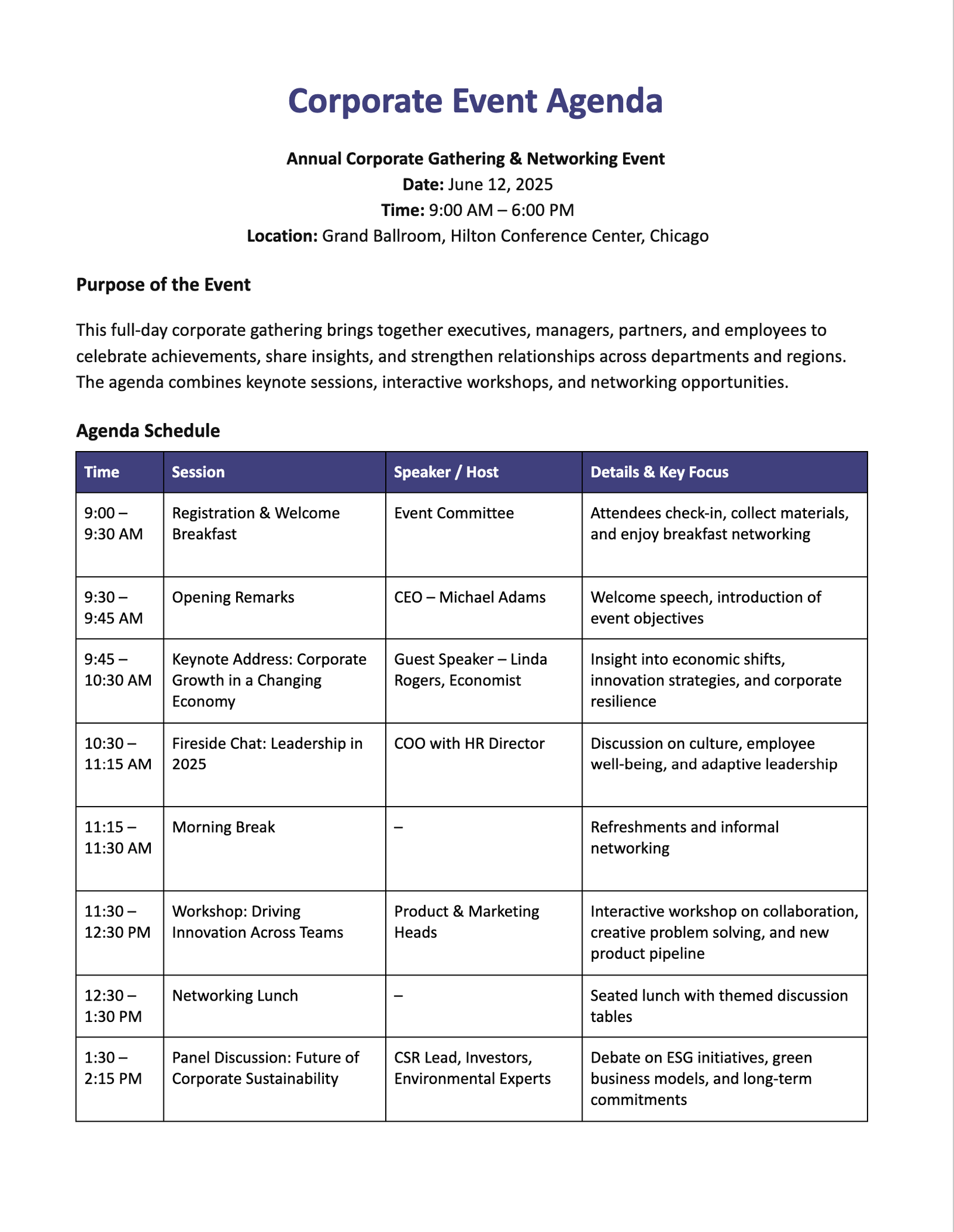 Conference Event Agenda Conference Event Agenda