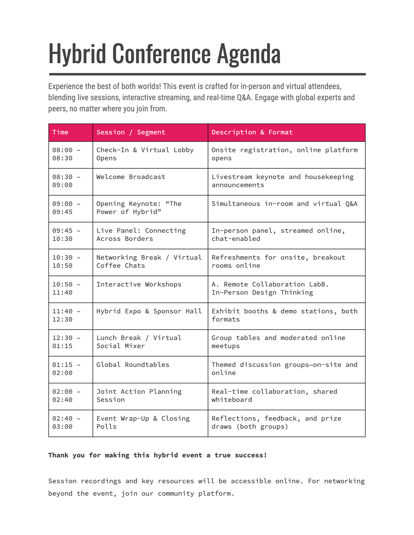 Conference Agenda