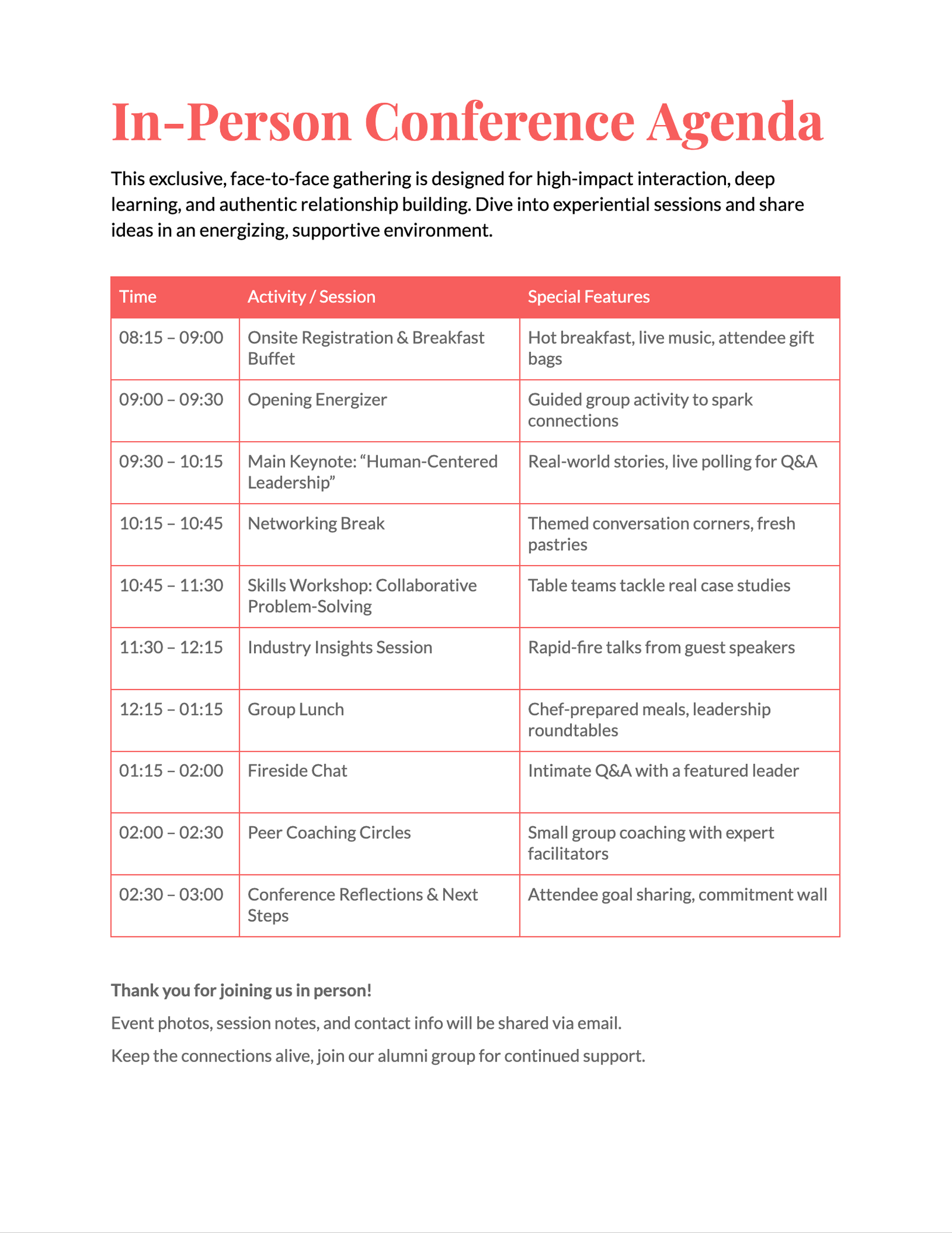 Conference Agenda