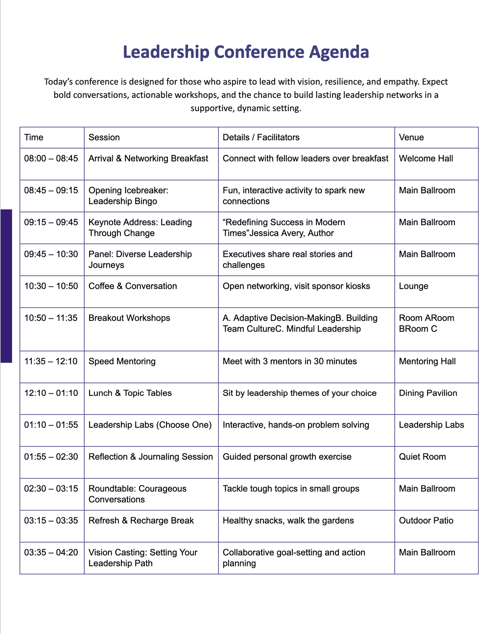 Conference Agenda