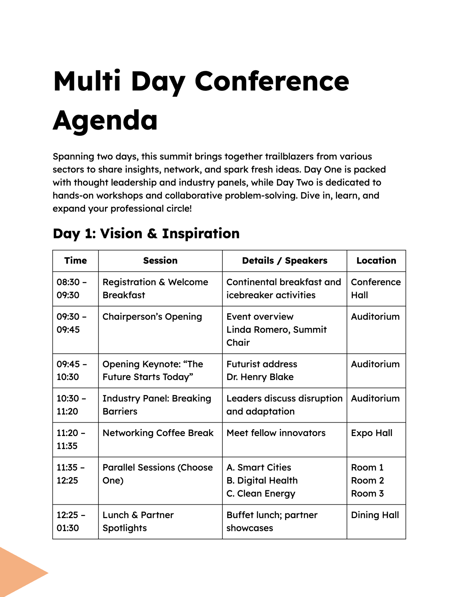 Conference Agenda
