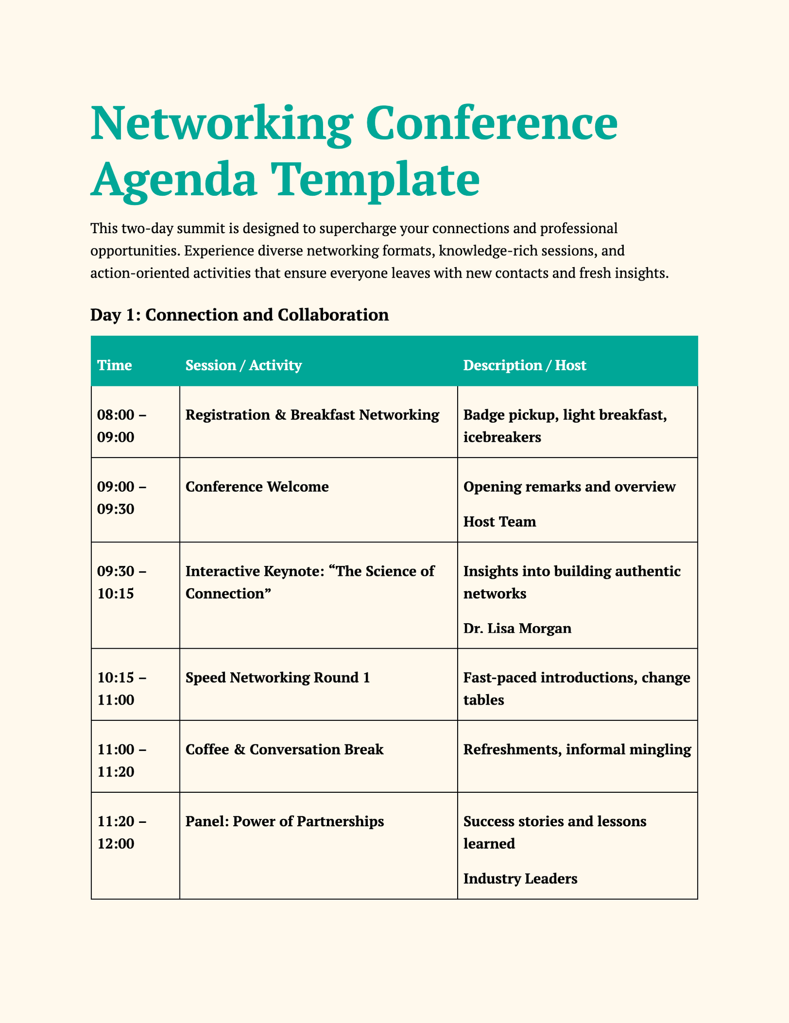 Conference Agenda