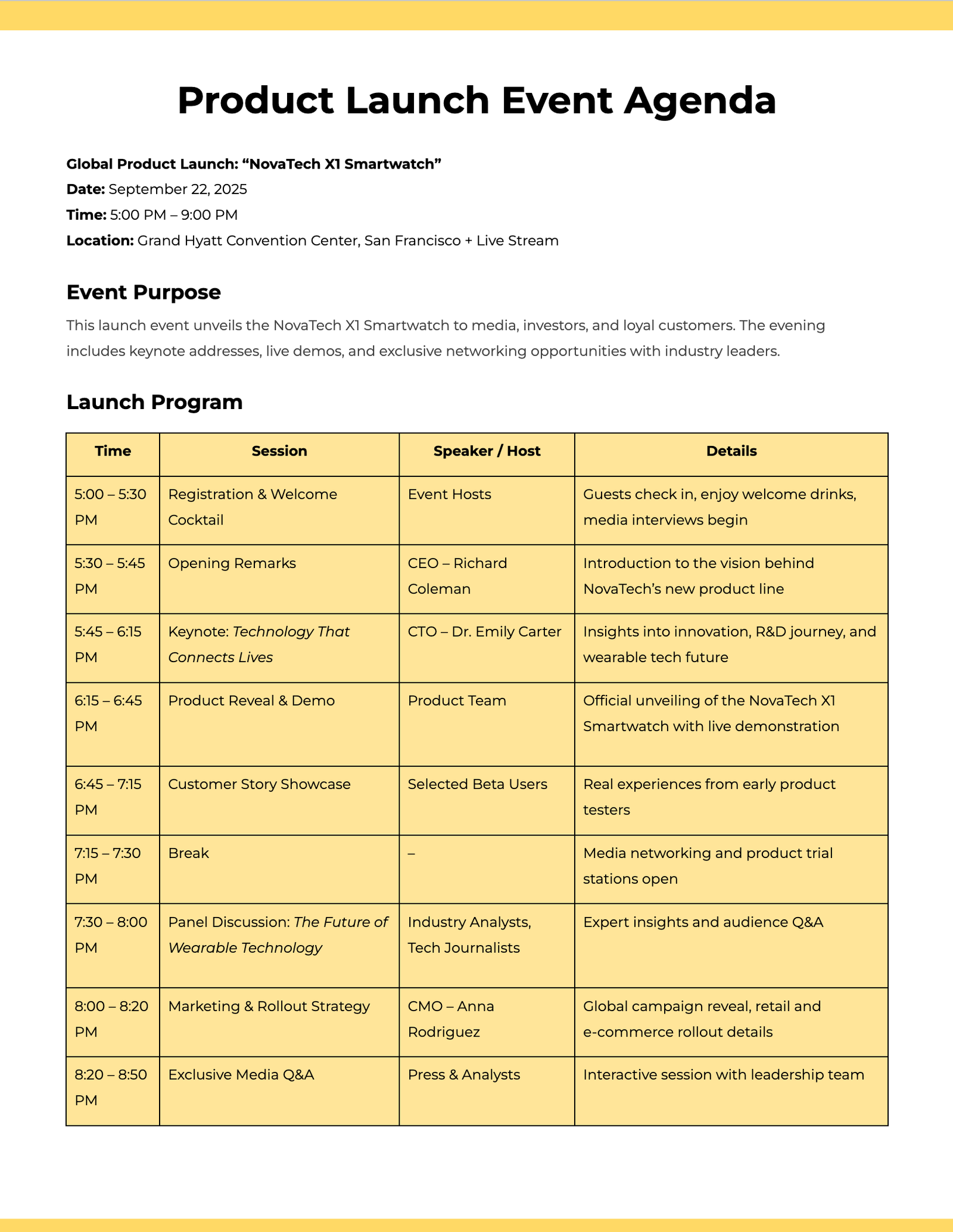 Product Launch Event Agenda Product Launch Event Agenda