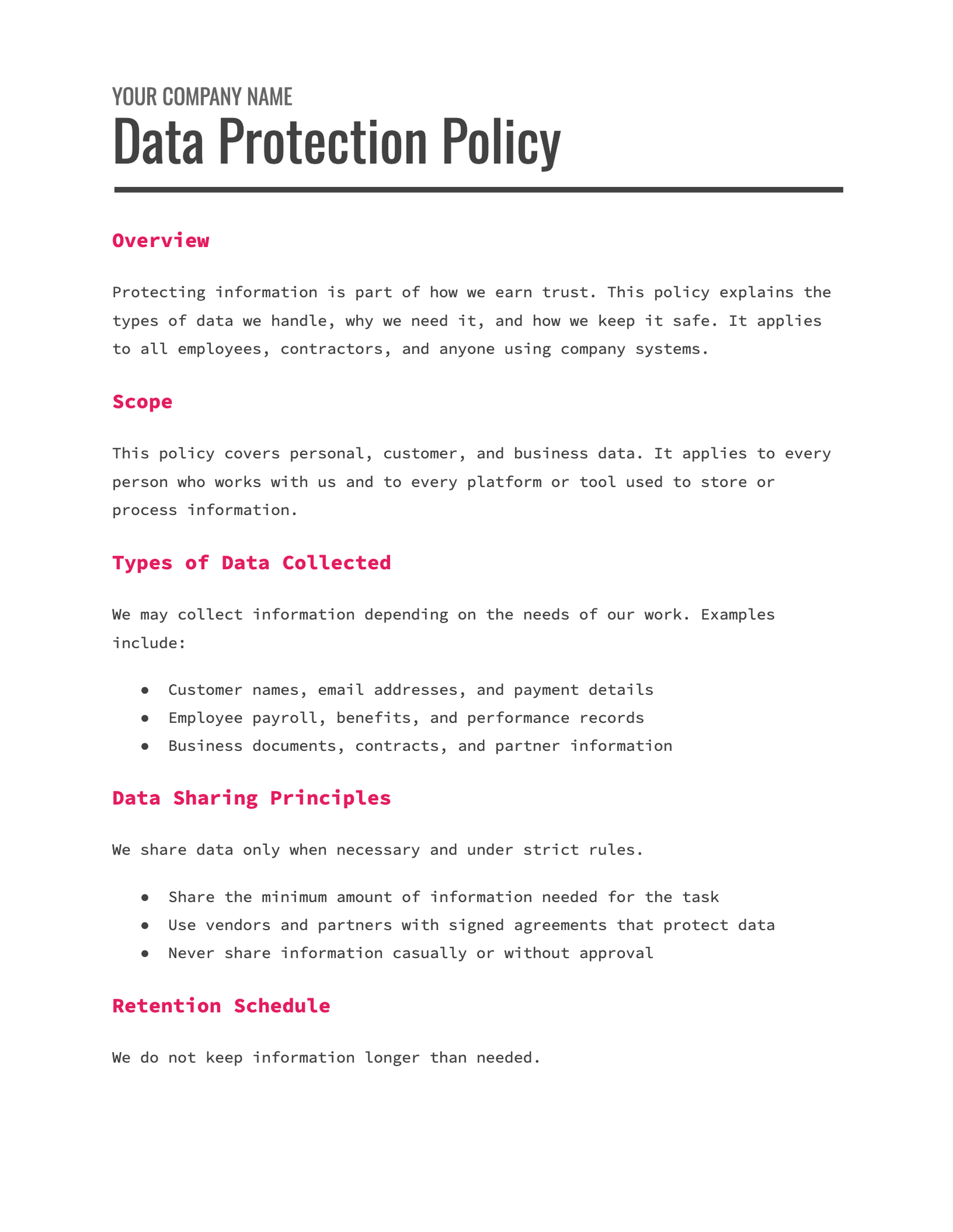 Data Protection Policy
